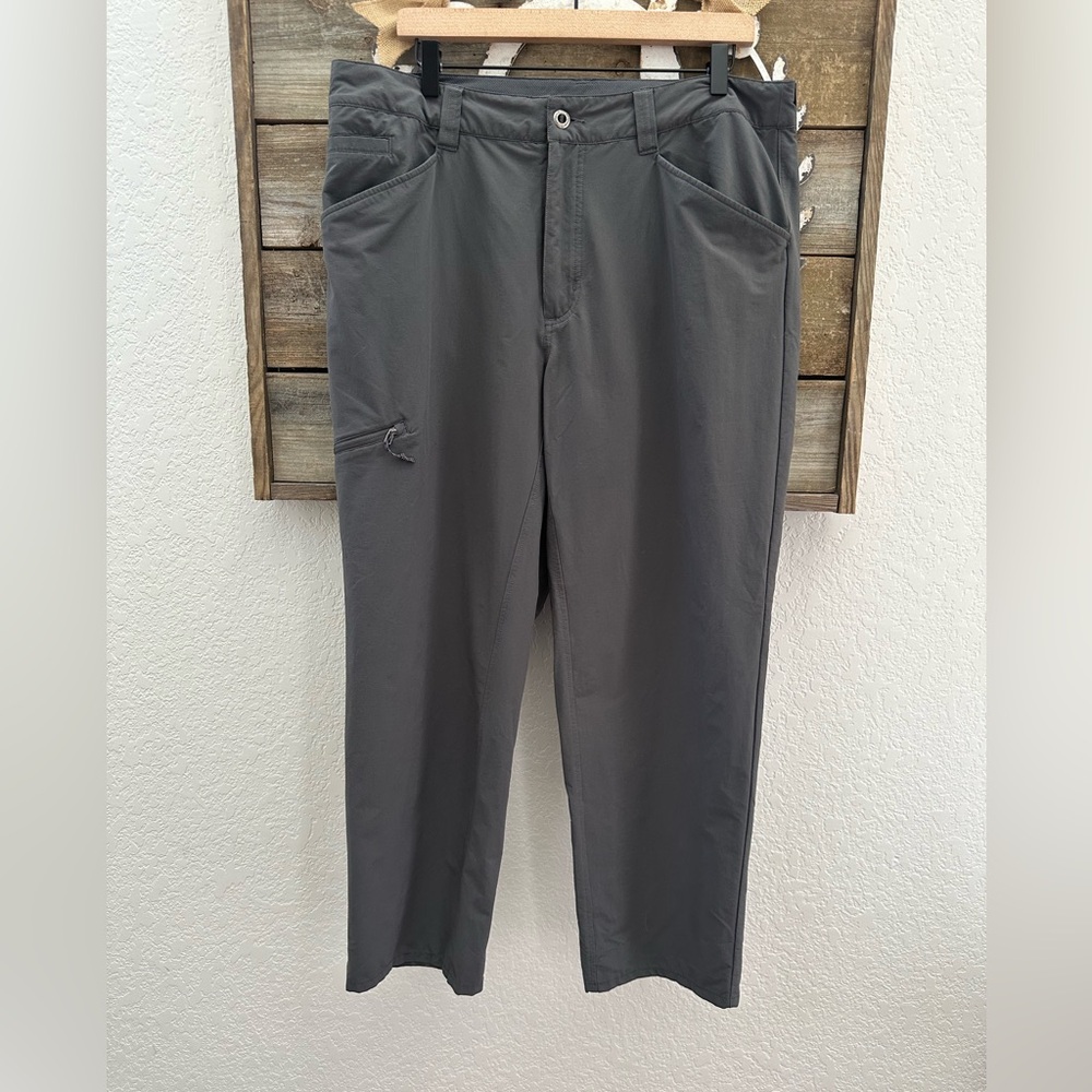Patagonia Quandry Men's Gray Stretch‎ Nylon hiking outdoor Pants size 36